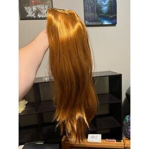 Hippie 70s Costume - Tie-Dye Bandana, Wig, Peace Sign Necklace